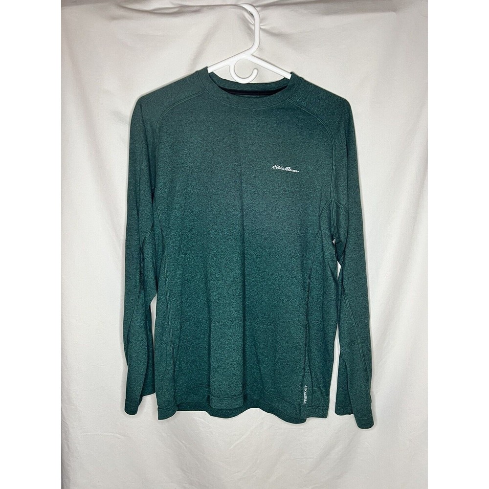 Eddie Bauer Motion Medium Green Long Sleeve Shirt